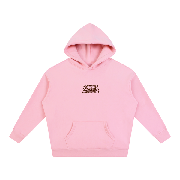 Oversize Pink Crickets Hoodie