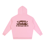 Oversize Pink Crickets Hoodie