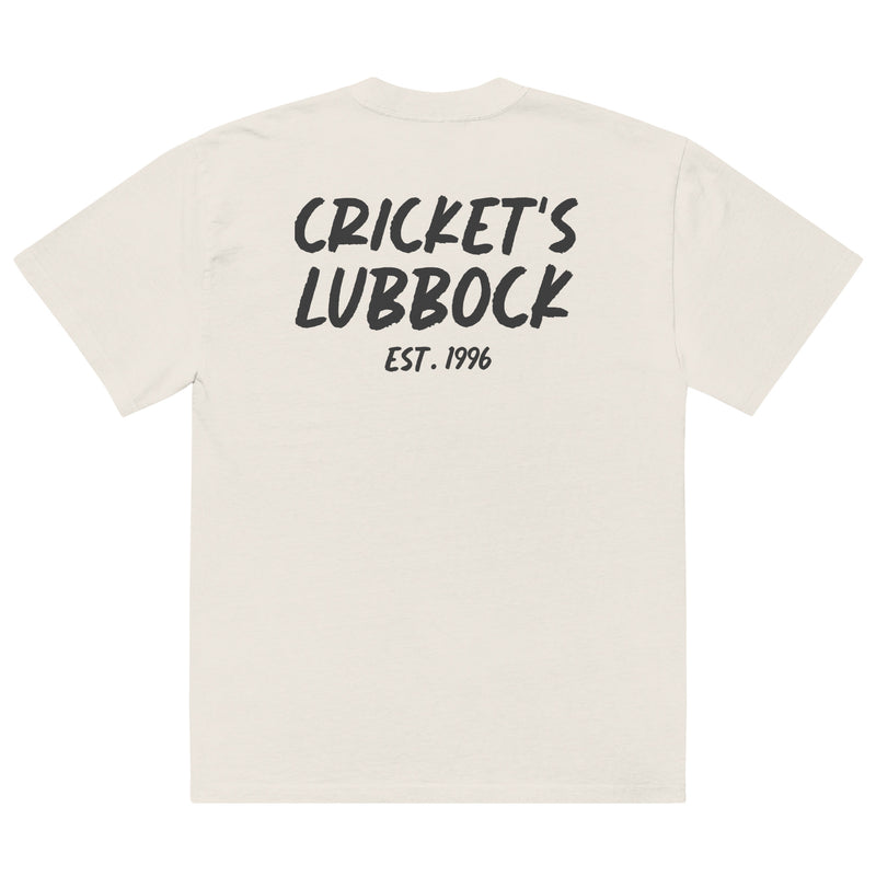 CRICKET'S OVERSIZED TEE - CHALK